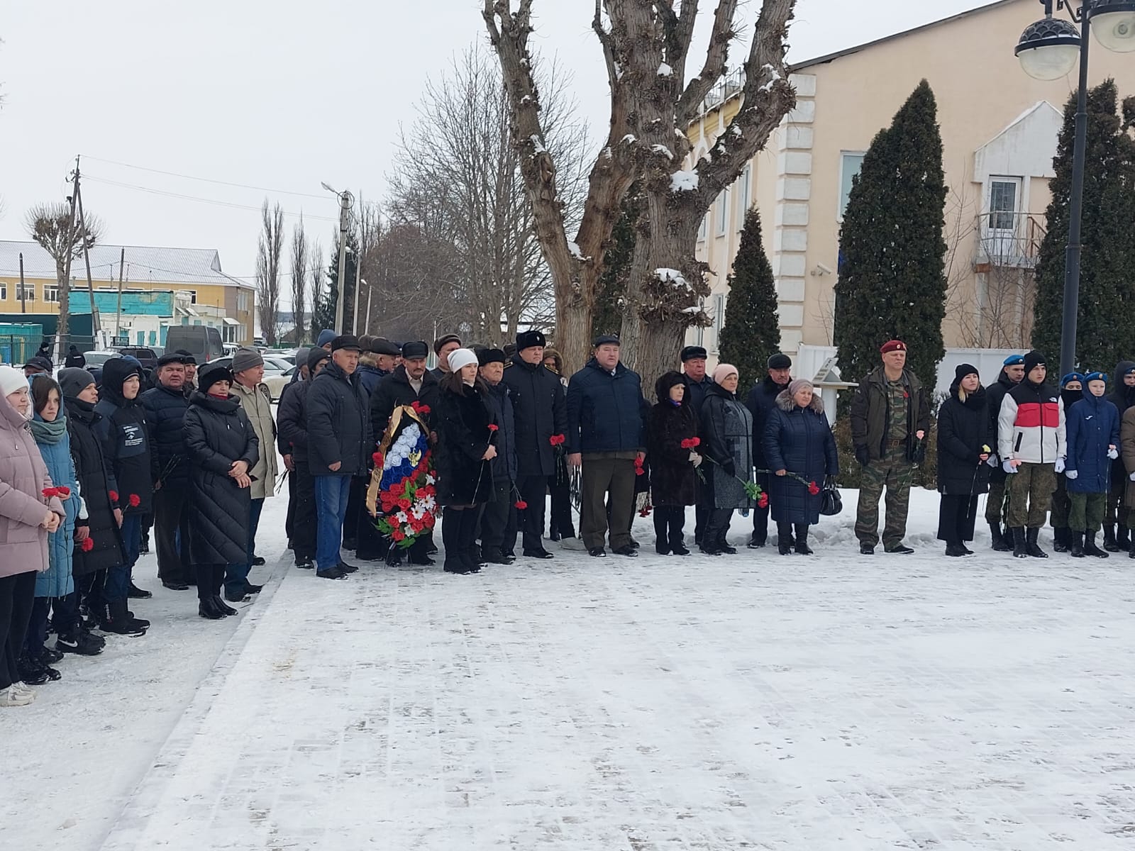 В Грязях почтили память воинов-афганцев